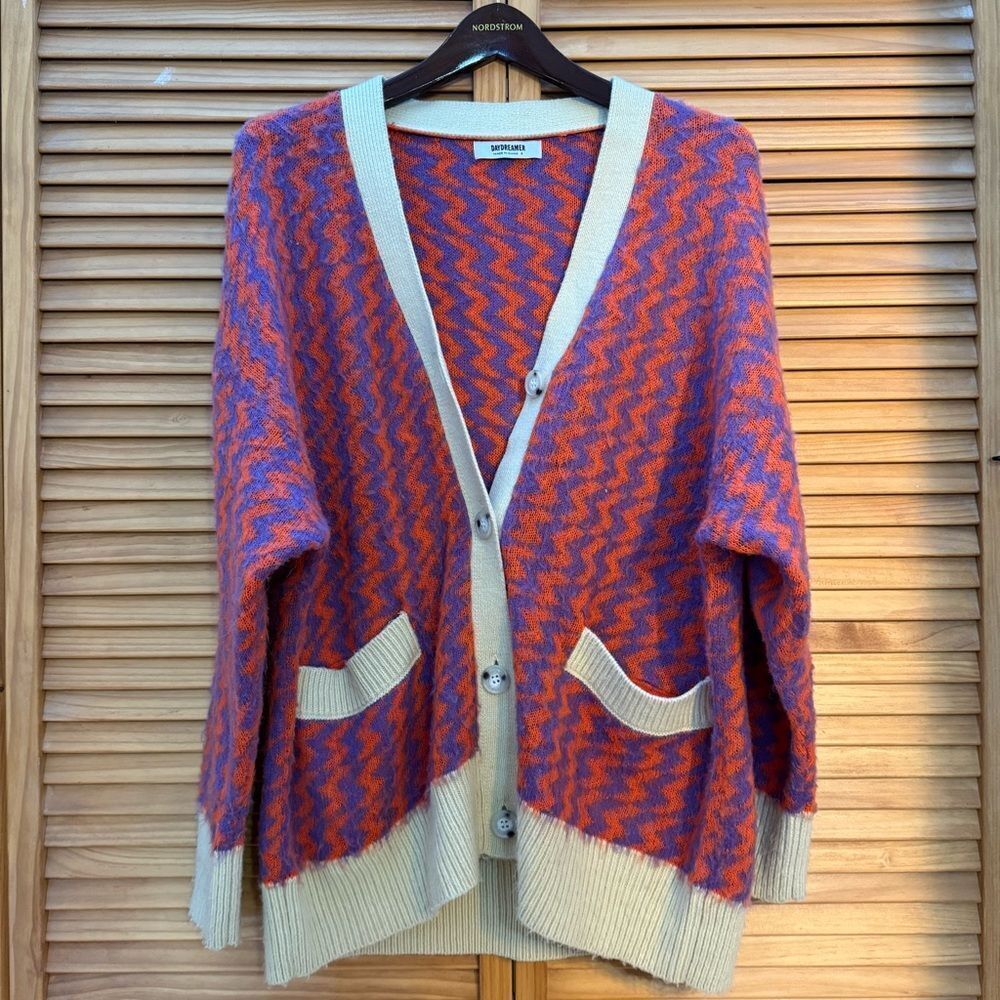 Daydreamer Zigzag Cardigan Small